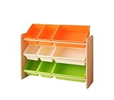 ナチュラルカラーのおもちゃ箱 3段 (ナチュラル)