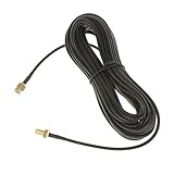 【ノーブランド品】 　アンテナ　RP-SMA（逆極性SMA）　延長ケーブル　同軸ケーブル　コード　全3サイズ - 9メートル