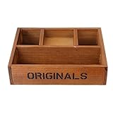 B Blesiya フラワーポット　植え鉢　多肉植物　花壇　4グリッド　木製　プランターボックス　園芸　庭　装飾