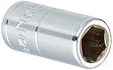 GreatNeck 932S 6 Point 9/32 Inch Drive Socket, 1/4 Inch [並行輸入品]