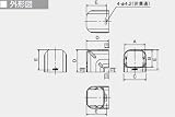 オーケー器材 配管化粧ダクト スカイダクト TDシリーズ 立面エルボミニ アイボリー K-TDCM8AC