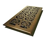 Decor Grates SPH614-RB Scroll Floor Register, 6-Inch by 14-Inch, Rubbed Bronze [並行輸入品]