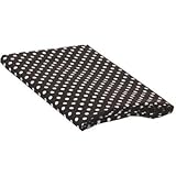 Bacati - Pin Dots White/black Crib Fitted Sheet by Bacati