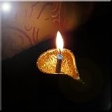 Rikki Knight Candle Glowing in Darkデザインアートセラミックタイル 8 inch ceramic 8inctile9118