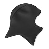 DealMuxバイクバイカーブラックヘルメットのサポート頭頸部シンバラクラバLマスク