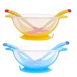 D DOLITY 2個セット　赤ちゃん　ボウル　食器　 フォーク スプーン 吸盤付き　セット