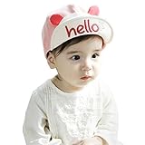 ARAUS　子供　帽子　キャップ　野球帽　ヘッドギア　動物　ベア　英語　耳付き　3D　 調節可能　日よけ　汗の吸収　紫外線対策　かわいい　女の子　ガルーズ　キッズ　ベビー　旅行　通園　通学　キャンプ　