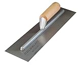 Goldblatt G06122 16-Inch Carbon Steel Trowel Wood Handle [並行輸入品]