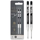 PARKER(パーカー) ジェルペン替芯 ブラック M 2本入り 19 50362