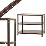 スマートラック NSTR-144 幅70×奥行30×高さ60cm 3段 ブラウン 40kg/段