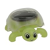 SODIAL(R)ミニ ソーラーパワー 緑ガメのおもちゃ 子供玩具