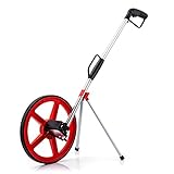 Hachiホイール測定距離10 km。正確な品質Surveying Rolling 5桁MechanicalゲージWalking with Carryingケース、パック1個。