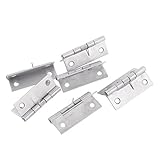 Hommy 　バネ荷重ヒンジ　バットヒンジ　キャビネット　引き出し　ドア　自動　50mmx37mm　6個入り