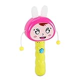 Lovely CartoonヒットおもちゃRattleドラムベビーおもちゃ音楽サウンドおもちゃベビーRattle