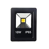 Eleoption LED 投光器フラッドライトIP65防水3000-3500 K Warm White 暖白色　LED照明灯　省エネ 長寿命　150度調節可能 (10Ｗ)
