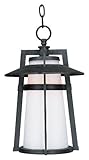Maxim Lighting 3539SWAE One Light Satin Glass Adobe Hanging Lantern, Green [並行輸入品]