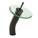 フォンテーヌWaterfall容器シンクフィラー蛇口in Oil Rubbed Bronze – fbi-vwf-orb