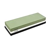 Motina 家庭用砥石 両面砥石#1000/#6000 包丁研ぎ専用 仕上げ用の砥石 中砥石 研ぎ器 ゴム台付