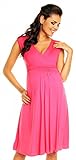 Zeta Ville 女性のマタニティ授乳女性らしいサマースケータードレス 256c (ピンク, JA 15, XL)