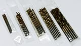 1mm,1.5mm,2.0mm,2.5mm,3mm チタンコーティングHSS鋼　ドリルビット各5本計25本セット