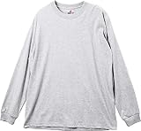 [ヘインズ] Tシャツ カットソー メンズ レディース ユニセックス ビーフィー BEEFY-T 長袖 ロンT 秋 カジュアル 綿100 無地 かっこいい かわいい おしゃれ (H5186) M：ヘザーグレー