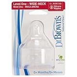 Wide Neck Baby Bottle Nipple Size: Level 4 by Dr. Brown's