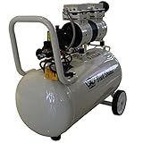 （Tool Stores） エアーコンプレッサー オイルレス 静音タイプ 　カプラ エア　空気入れ コンプレッサー　空気入れ タイヤ 電動 45L 1.5HP