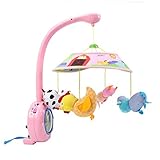 ベッドメリー 子供用 寝る用 おやすみメリー ピンク