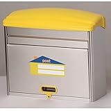 メイワ　カラフルポスト　MTS-770　【郵便ポスト】 イエロー