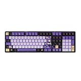 原神（げんしん）刻晴 霆霓快雨Ver. メカニカル キーボード Genshin Impact 周辺機器 ゲーミングキーボード 公式グッズ (TTC White(リニアスイッチ)) [並行輸入品]