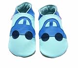 スターチャイルド ベビーシューズ カー ブルー 6-12ヶ月