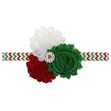 Zhhlinyuan ベビー小物 Kids Flower ヘアアクセサリ Baby Girls Toddler Christmas/Photography Pops/Costume/Party Col