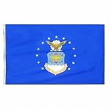 Annin Flagmakers 439023 12 in. x 18 in. Nylon-Glo Flag - U.S. Air Force