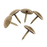 100個入り アンティークくぎ 椅子張り タック ネイルズ 家具 インテリア ブロンズ　スタッドピン 9mm