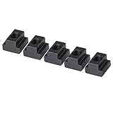 Akozon Tスロットナット黒酸化仕上げTスロットナットM12スレッドは、工作機械でTスロットにフィット5pcsのテーブル