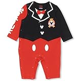 ベビードール ディズニー カタカナロゴ長袖ロンパース 子供服 DISNEY Collection 70cm ミッキー
