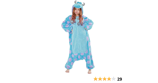 Amazon Rbj054 着ぐるみ 大人用 フリース Disney ディズニー モンスターズインク サリー コスプレ 仮装 通販