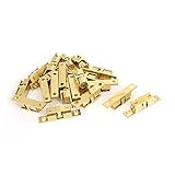 uxcell　ダブルボールキャッチ　家具アクセサリー　ツインボール　真鍮　 42mm　真鍮トーン　20個入り