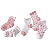 OUYOU ソックス 靴下 子供用 子供靴下　ベビーソックス　ストッキング 高品質 保温性抜群 吸汗吸湿 可愛い 通園 通学 5足組