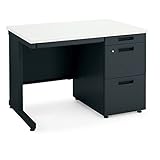 コクヨ オフィスデスク インベント TKG-D107F6PAWN 片袖机 幅100×奥行70cm ブラック