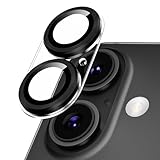 Podick カメラカバー iPhone 16 /16 Plus用 カメラフィルム 透明台座 全面保護 9H強化ガラス 傷防止 レンズ保護 耐衝撃 アイフォン16 /16 プラス 用 カメラ保護 高透過率 黒縁取り 露出オーバー防止 カメラレンズプロテクター