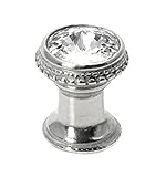Carpe Diem Hardware 869-24C Cache Knob with Swarovski Crystals, Platinum by Carpe Diem Hardware