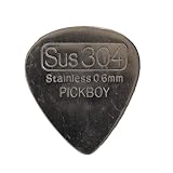 PICKBOY ナカノ チタンピック 素材：チタン 形状：ティアドロップ ゲージ：0.80mm 1枚入り aGP-16_08