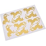 かわいい犬ボーンシェイプ壁ステッカーベビールームリムーバブルDIYビニールデカールデコレーション 10.5×6cm L000XB0658-2@#A02