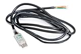 FTDI Chip USB-シリアルTTLコンバータケーブル 黒 1.8m TTL-232RG-VSW5V-WE