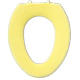 オカ 便座カバー デイジーマルシェ O型 イエロー 抗菌 防臭