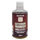 ニッペ WOOD LOVE 屋外用ニス クリヤー 250ML