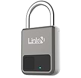 Link-N 南京錠 スマートロック スマートキー 指紋認証 鍵 マスター鍵付属