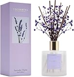 COCORRÍNA リードディフューザーラベンダータイム 200ml 約3ヶ月分 ルームフレグランス 芳香剤 リードディフューザースティック付き