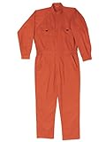 綿100 ポケットスルー ツナギ服 39．マスタード 5L